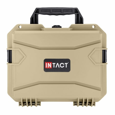 Eylar Intact 13.8in Stacker Series Compact Hard Gear Case with Foam Tan NG00011-TAN