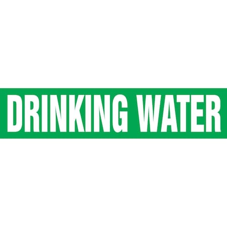 Accuform ASME ANSI PIPE MARKER DRINKING RPK299SSH