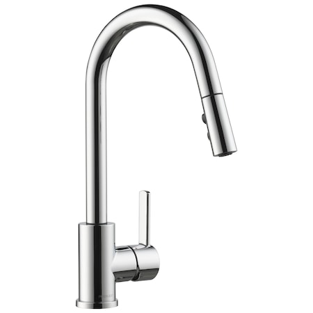 Peerless Precept Single-Handle Pull-Down Kitchen Faucet In Chrome P7946LF-TP