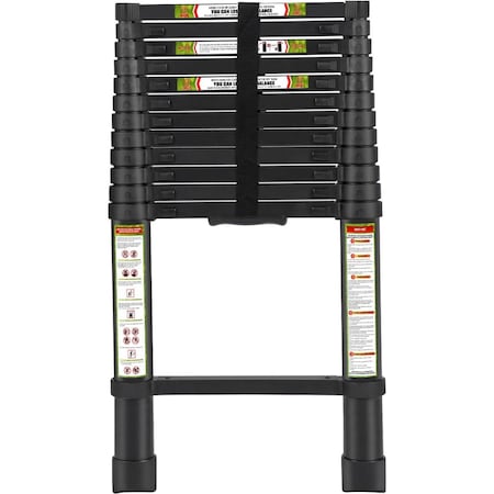 Wrightmaster 16.4 ft. Heavy Duty Aluminum Extension Ladder with Non-Slip Feet 330 lbs. Load Capacity, Black ZROXQN22000602