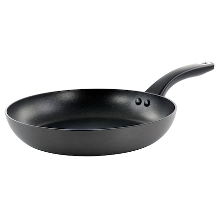 Martha Stewart Everyday Doylestown 10 Inch Nonstick Aluminum Frying Pan in Black 137511.01
