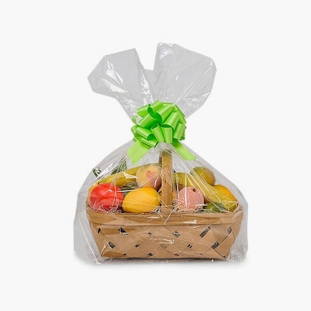 Nashville Wraps Clear Poly Gift Basket Bags, Large 22x25x8, 200PK BKCLB