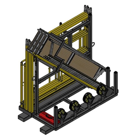 Bil-Jax Scaffolding Tower with Rack, 2000 lb Cap. 0110-286A-610