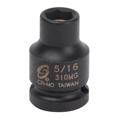 Sunex 3/8 in Drive 5/16 in Magnetic Impact Socket 310MG