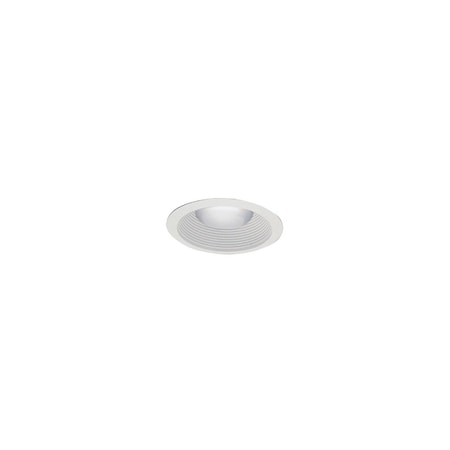 Halo 6 In. White Cone Baffle with Self-Flange Recessed Light Fixture Trim RE-6125WB