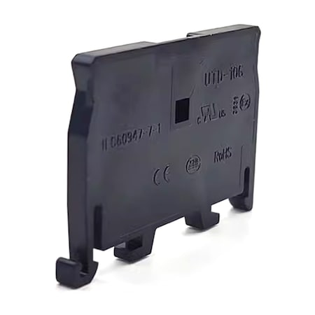Automation Systems Interconnect Terminal Block End Cover, 25PK ASI392001