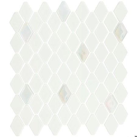 Daltile Starcastle 1.5'' Elongated Hexagon Glass Wall Mosaic, 15PK SC75ELHEXMSMT