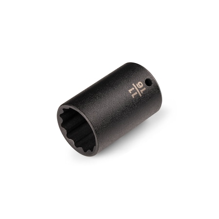 Tekton 1/4 Inch Drive x 11/16 Inch Semi-Deep 12-Point Impact Socket SID04217
