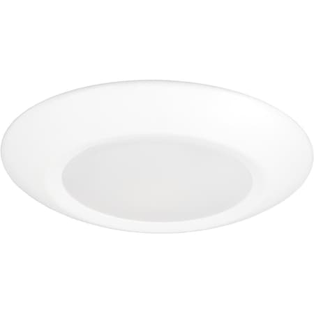 Brillo 4 in. 10W 5CCT 90CRI Luke Round Disk LED Flush Mount Ceiling Light, White BR3001270