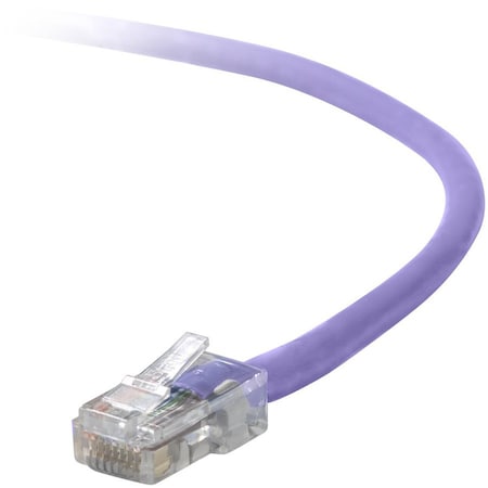 Belkin 10Ft Cat5E Snagless Patch Cable, Utp, Purple Pvc Jacket, 24Awg, A3L791-10-PUR-S