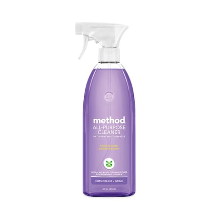 Method All-Purpose Cleaner, French Lavender Scent, 28 oz Spray Bottle 377448