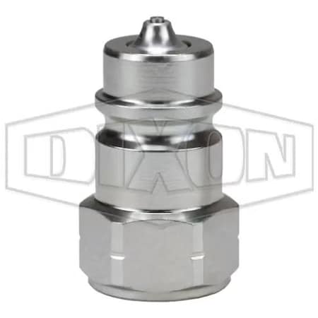 Dixon 1/2 AG COUP, 1/2 F-NPTF, STEEL POPPET AGE4F4-PV