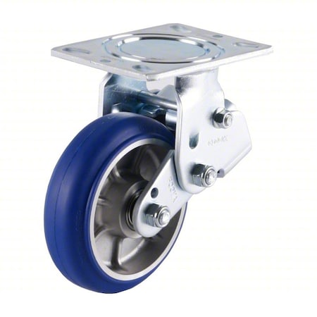 Foot Master Plate Caster, Rigid, Polyurethane, 202mm H GDSP-150ARF-MUD