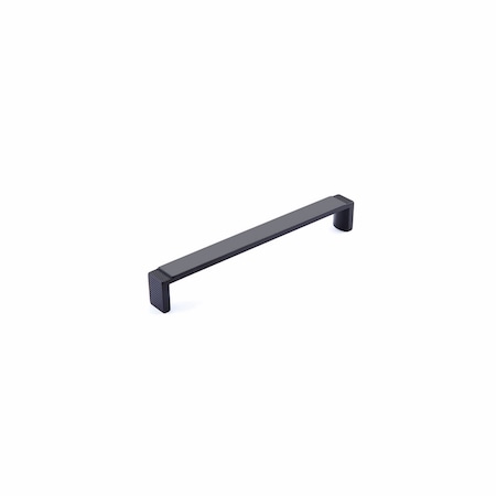 Schaub 6-5/16in Center to Center Quadrato Wide Cabinet Pull Signature Matte Black Finish 20016-MB