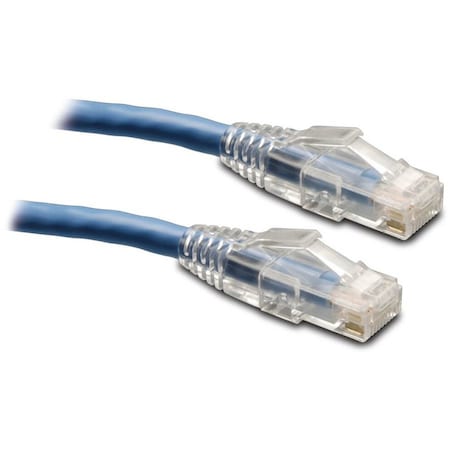 Eaton Tripp Lite Series Cat6 Gigabit Solid Conductor Snagless UTP Ethernet Cable RJ45 M/M, PoE, N202-100-BL