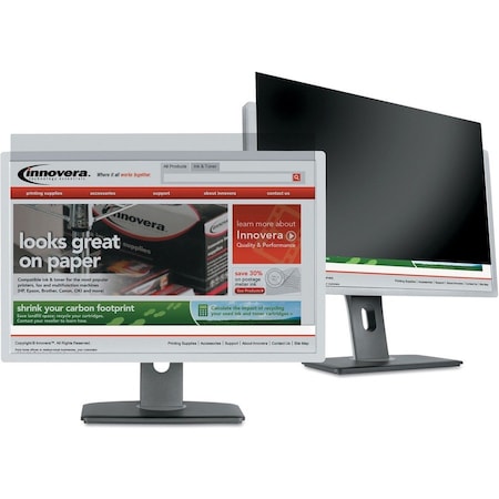 Innovera Blackout Privacy Filter for 23" Widescreen LCD, 16:9 Aspect Ratio IVRBLF23W9
