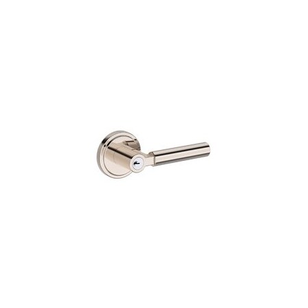 Baldwin Residential Door Levers Keyed Entry Reversible Lifetime Bright Nickel ENLKFSRR055