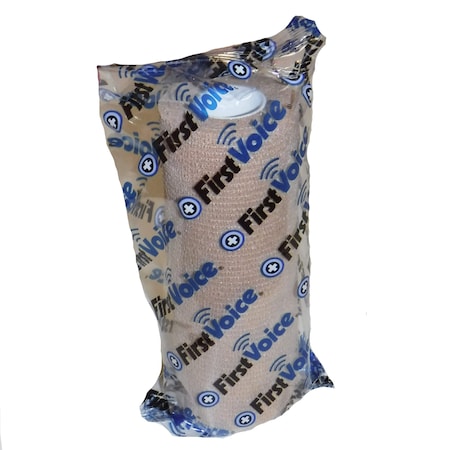 First Voice Self-Adhesive Bandage, 5" x 5yds (8-Pack), Tan TS-3192-8T