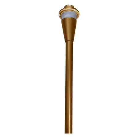 Westgate 15in AA SERIES PATH LIGHT STEM RGBWW BLUETOOTH WG APP, ANTIQUE BRASS, 5W, Dark Brass AA-STEM-15-RGBWW-BT-AZ