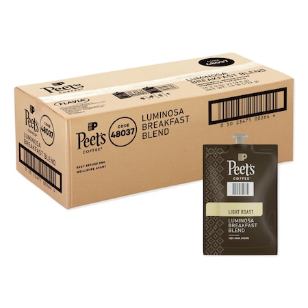 Peets Coffee & Tea FLAVIA Ground Coffee Freshpacks, Colombia Luminosa, 76PK LPC00264