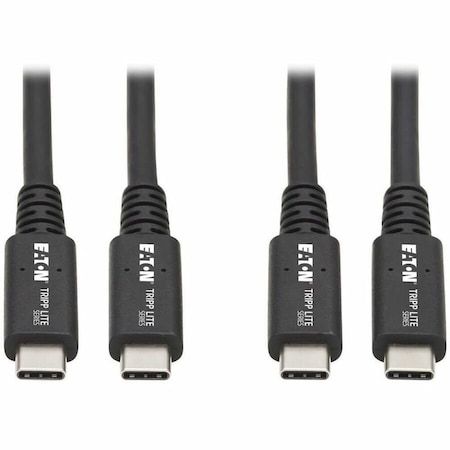 Eaton EATON Usb4 40gbps Cable M/m, Usb-c, 8k 60 Hz, 100w Pd Charging, Black, 31 In. U520-31N