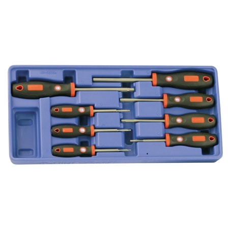 Genius Tools 8 Piece Matric Hex Screwdriver Set. HR-5608M