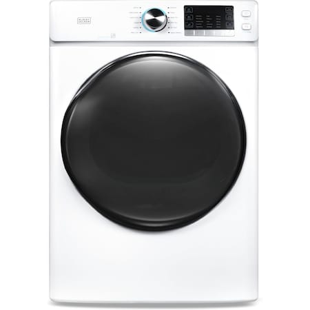 Black&Decker 8 Cu. Ft. Electric Dryer with Steam Function BFLD80ME