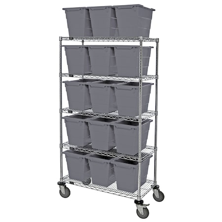 Quantum Storage Systems MOBILE WIRE UNIT W/TUBS MWR5-1711-12GY