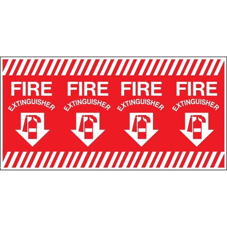 Accuform FIRE EMERGENCY COLUMN MARKER LFXG426