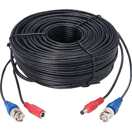 Lorex 100ft (30m) Premium 4K RG59/Power Accessory Cable CB100UB4K