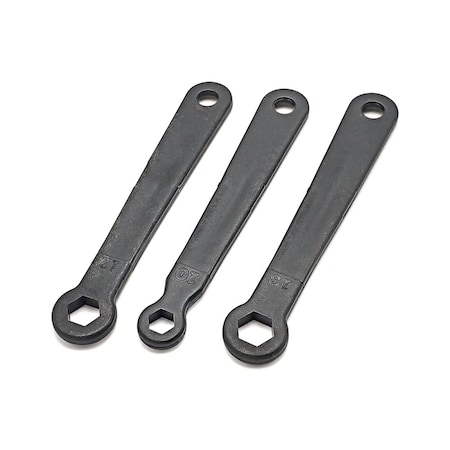 Bojo Tools 3-Piece Plastic Boxed End Metric Wrench Kit - Low Torque Duty ITH-BWK3-MET