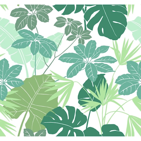 A-Street Prints Medellin Green Rainforest Floor Wallpaper 4122-72409
