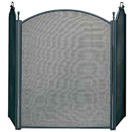 Uniflame 3 Fold Large Diameter Black Screen w - Woven Mesh S-3652