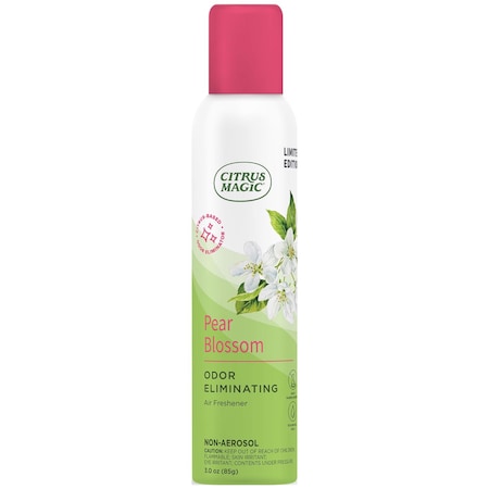 Citrus Magic Pear Blossom Scent Air Freshener Spray 3 oz Liquid 1 pk 612173204