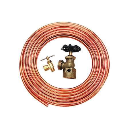 Dial 0.25 x 0.25 in. Rubber Orange Copper Tube Hook-Up Kit 43882