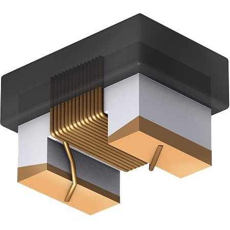 Fastron Wire-wound Ceramic RF Chip Inductor - Attributes: Inductance Value: 100nH; 0805AS-R10J-01