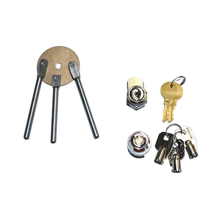 Omnimed Replacement Lock Kit for Narcotic Cabinet, 181501 1816022