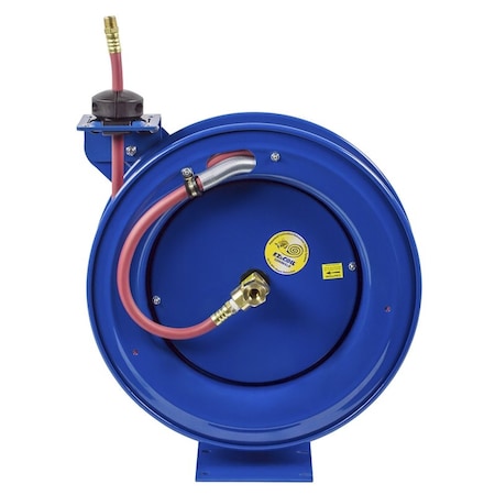 Coxreels EZ-P-LP-350 SAFETY SERIES SPRING REW HOSE REEL FOR AIR/WATER: 3/8IN ID, 50FT HOS EZ-P-LP-350