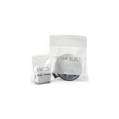 Bubblefast 500-12 x 12'' - 6 Mil White Block Reclosable Poly Bags, 500PK BFPB4030