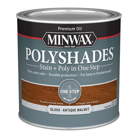 Minwax Wood Stain, 0.5 pt, Antique Walnut 214404444