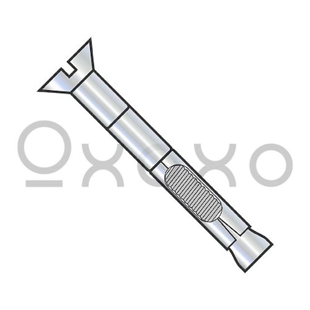 Oxoxo 3/8X5 Slotted Flat Head Sleeve Anchor Zinc, 50PK 284204