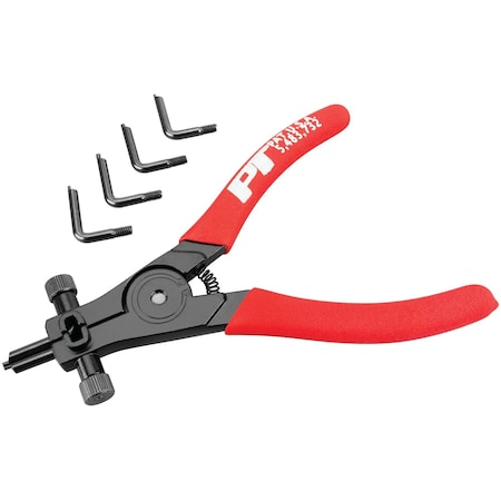 Performance Tool Snap Ring Pliers, Adjustable Tips, 0/45/90 Degree W88011