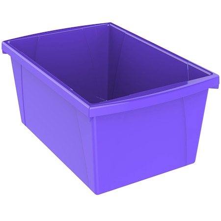 Storex Medium Classroom Storage Bin, Purple 61486U06C