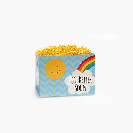 Nashville Wraps Feel Better Sunshine Basket Box, Small 6.75x4x5, 6PK FBSS