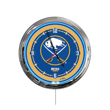 Holland Bar Stool Buffalo  Sabres 16 LED Wall Clock ClkL16
