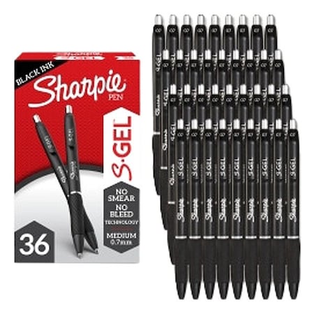 Sharpie Pen, Retractable, 36 PK 2096193
