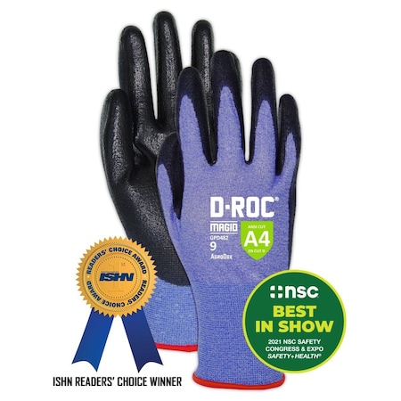 Magid Coated Gloves, Polyurethane GPD482-9
