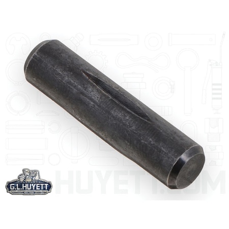 Huyett Type E Grooved Pin, Alloy Steel, 0.312 in Dia x 0.310 in Small End Dia x 1.250 in Length GPA-0312-1250-E