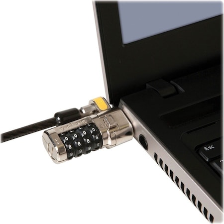 Kensington ClickSafe Combination Laptop Lock with 6 ft. Cable, Black 64697
