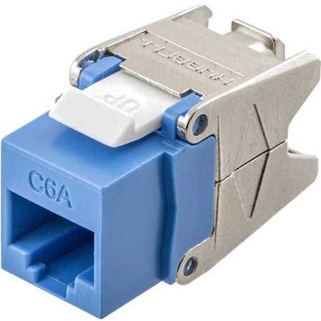 Hubbell Premise Wiring JACK, HJU6A, CAT6A, UNI, BL HJU6AB